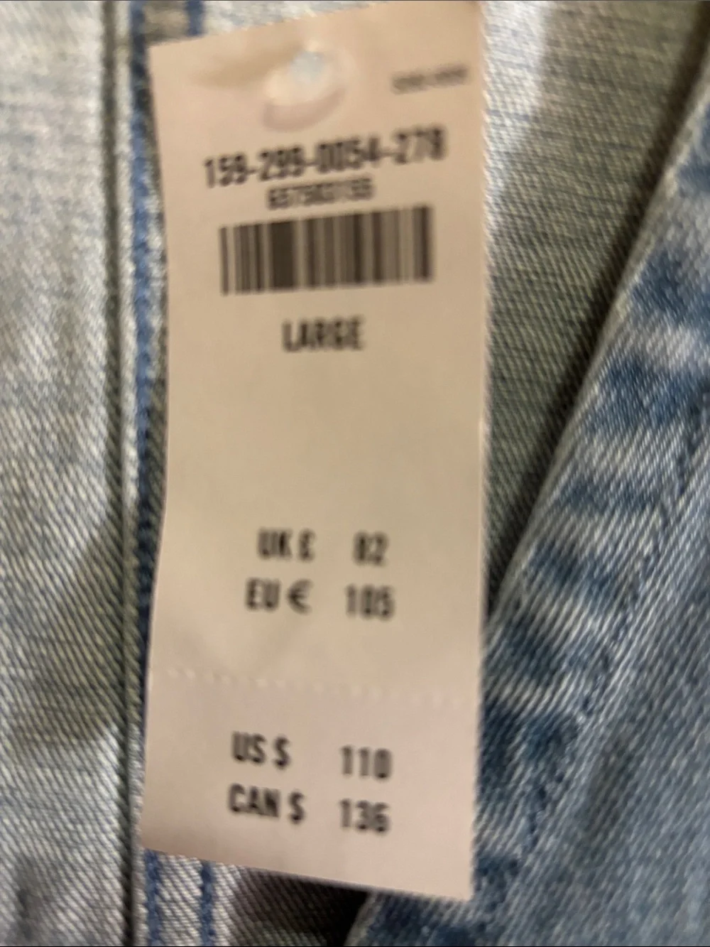 Abercrombie & Fitch Light Blue Denim Sleeveless Button-Front Midi dress